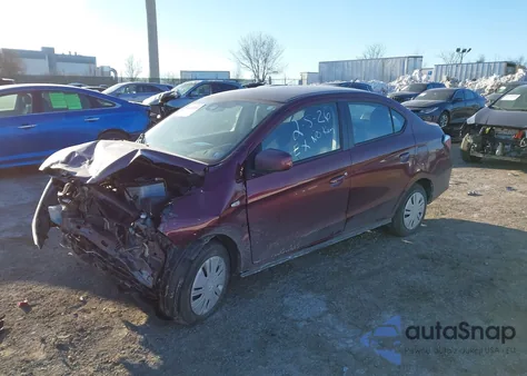 2024 Mitsubishi Mirage G4 Es z USA, uszkodzony, nr VIN ML32FUFJ3RHF04531